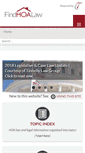 Mobile Screenshot of findhoalaw.com