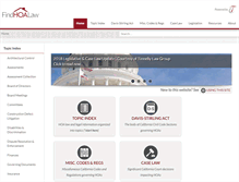 Tablet Screenshot of findhoalaw.com